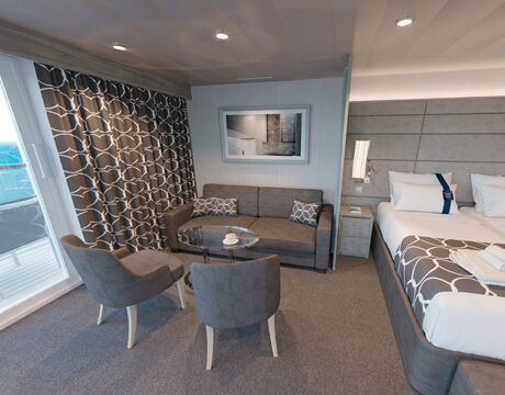 Apartament Grand Suite Aurea z tarasem (powierzchnia 35 m² – balkon 25–35 m² – tarasy 11–14)