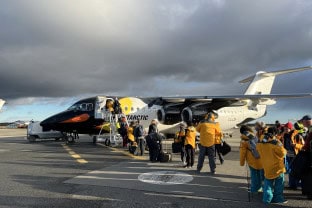 Antarctic Express: Przelot nad Cieśniną Drake'a