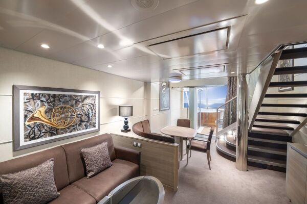 yacht club - suita dwupoziomowa z jacuzzi 59 m² - pokład 12 (YJD)