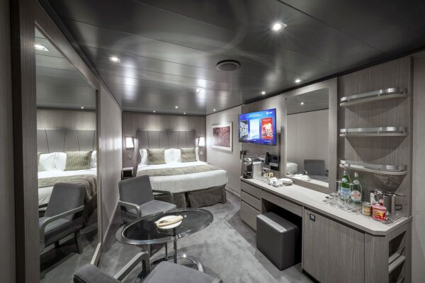 Yacht Club 21 m² - pokład 16-18 (wewnętrzna YIN)