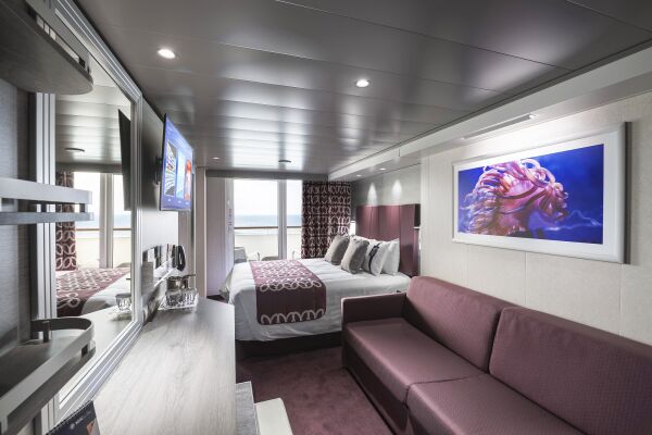 fantastica z widokiem na promenadę 16 m² - pokład 15-16 (balkon PR3)